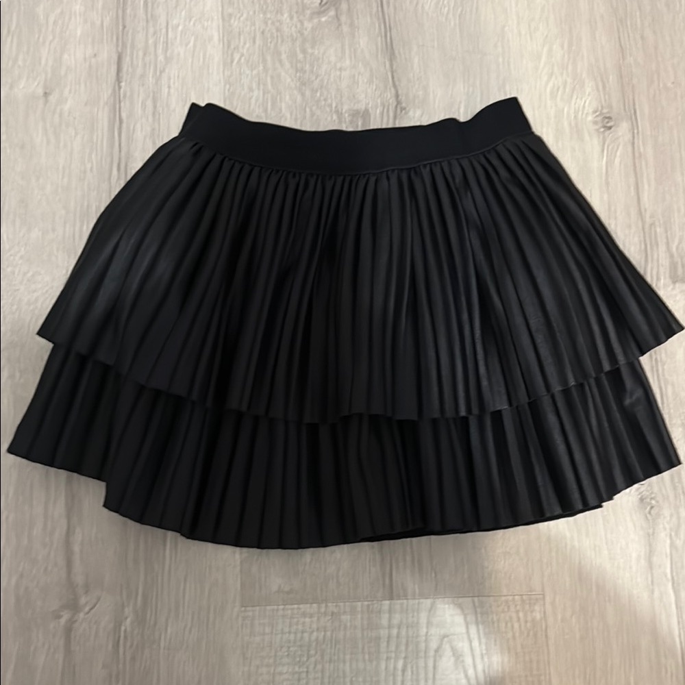 Black Pleated Skirt